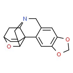 ChemSpider 2D Image | 6,8,16-Trioxa-1-azahexacyclo[13.3.2.0~3,11~.0~5,9~.0~12,17~.0~12,19~]icosa-3(11),4,9,13-tetraene | C16H15NO3