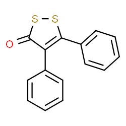 ChemSpider 2D Image | 4,5-Diphenyl-3H-1,2-dithiol-3-one | C15H10OS2