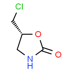 ChemSpider 2D Image | (R)-5-(Chloromethyl)oxazolidin-2-one | C4H6ClNO2