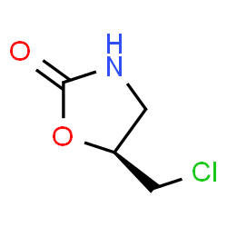 ChemSpider 2D Image | (S)-5-(Chloromethyl)oxazolidin-2-one | C4H6ClNO2