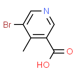ChemSpider 2D Image | 5-Bromo-4-methylnicotinic acid | C7H6BrNO2