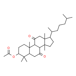 ChemSpider 2D Image | 7,11-Dioxolanostan-3-yl acetate | C32H52O4