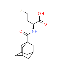 ChemSpider 2D Image | N-(Adamantan-1-ylcarbonyl)-L-methionine | C16H25NO3S