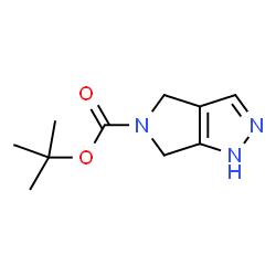 ChemSpider 2D Image | tert-butyl 2H,4H,6H-pyrrolo[3,4-c]pyrazole-5-carboxylate | C10H15N3O2