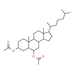 ChemSpider 2D Image | Cholestane-3,6-diyl diacetate | C31H52O4