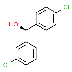 ChemSpider 2D Image | (S)-(3-Chlorophenyl)(4-chlorophenyl)methanol | C13H10Cl2O