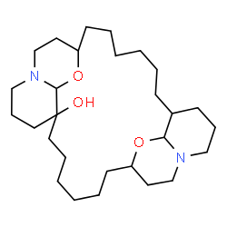 ChemSpider 2D Image | 9,30-Dioxa-11,25-diazapentacyclo[20.6.2.2~8,11~.0~10,15~.0~25,29~]dotriacontan-1-ol | C28H50N2O3