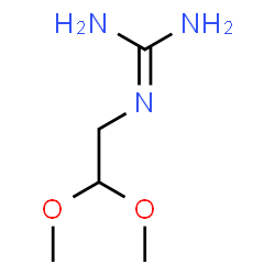 ChemSpider 2D Image | 1-(2,2-dimethoxyethyl)guanidine | C5H13N3O2
