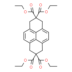 ChemSpider 2D Image | Tetraethyl 1,3,6,8-tetrahydro-2,2,7,7-pyrenetetracarboxylate | C28H32O8