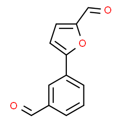 ChemSpider 2D Image | 5-(3-Formylphenyl)-2-furaldehyde | C12H8O3