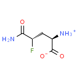 ChemSpider 2D Image | (2R,4S)-2-amino-4-carbamoyl-4-fluorobutanoic acid | C5H9FN2O3