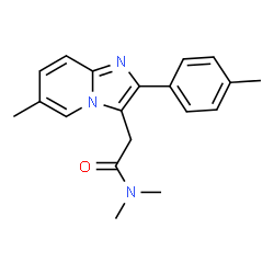 ChemSpider 2D图像| Zolpidem | C19H21N3O