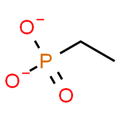 ChemSpider 2D Image | Ethylphosphonate | C2H5O3P