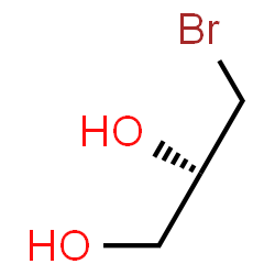 ChemSpider 2D Image | (2S)-3-Bromo-1,2-propanediol | C3H7BrO2