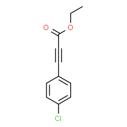 ChemSpider 2D Image | Ethyl 3-(4-chlorophenyl)propiolate | C11H9ClO2