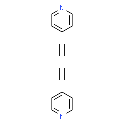 ChemSpider 2D Image | 4,4'-Buta-1,3-diyne-1,4-diyldipyridine | C14H8N2