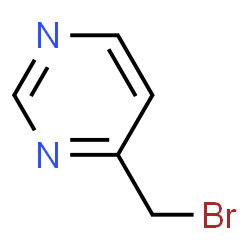 ChemSpider 2D Image | 4-(Bromomethyl)pyrimidine | C5H5BrN2