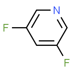 ChemSpider 2D Image | 3,5-Difluoropyridine | C5H3F2N