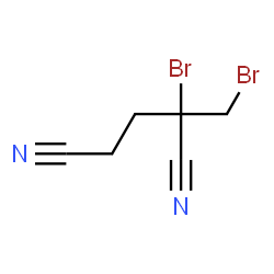 ChemSpider 2D Image | Methyldibromo glutaronitrile | C6H6Br2N2
