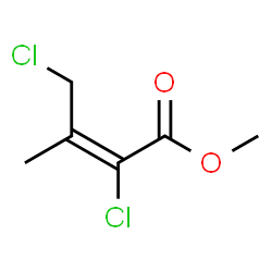 ChemSpider 2D Image | Methyl (2E)-2,4-dichloro-3-methyl-2-butenoate | C6H8Cl2O2