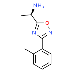 ChemSpider 2D Image | (1R)-1-[3-(2-Methylphenyl)-1,2,4-oxadiazol-5-yl]ethanamine | C11H13N3O