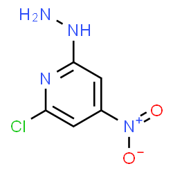 ChemSpider 2D Image | 2-Chloro-6-hydrazino-4-nitropyridine | C5H5ClN4O2