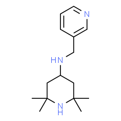 ChemSpider 2D Image | 2,2,6,6-Tetramethyl-N-(3-pyridinylmethyl)-4-piperidinamine | C15H25N3