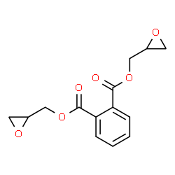 ChemSpider 2D Image | Bis(2-oxiranylmethyl) phthalate | C14H14O6