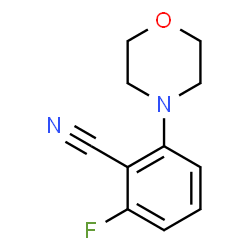 ChemSpider 2D Image | 2-fluoro-6-morpholinobenzonitrile | C11H11FN2O