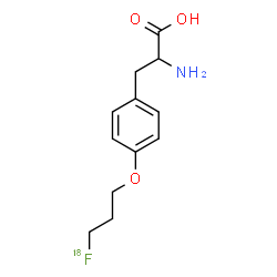 ChemSpider 2D Image | O-[3-(~18~F)Fluoropropyl]tyrosine | C12H1618FNO3