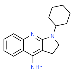 ChemSpider 2D Image | 1-cyclohexyl-2,3-dihydropyrrolo[2,3-b]quinolin-4-amine | C17H21N3
