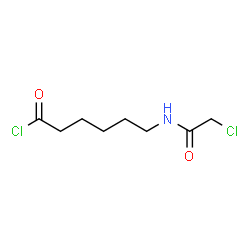 ChemSpider 2D Image | 6-[(Chloroacetyl)amino]hexanoyl chloride | C8H13Cl2NO2