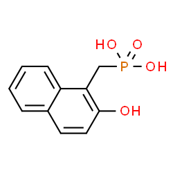 ChemSpider 2D Image | [(2-Hydroxy-1-naphthyl)methyl]phosphonic acid | C11H11O4P