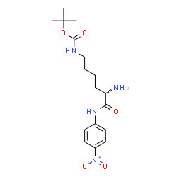 ChemSpider 2D Image | H-LYS(BOC)-PNA | C17H26N4O5