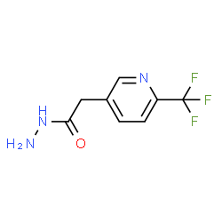 ChemSpider 2D Image | 2-[6-(Trifluoromethyl)-3-pyridinyl]acetohydrazide | C8H8F3N3O