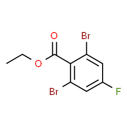 ChemSpider 2D Image | Ethyl 2,6-dibromo-4-fluorobenzoate | C9H7Br2FO2