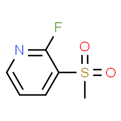 ChemSpider 2D Image | 2-Fluoro-3-(methylsulfonyl)pyridine | C6H6FNO2S