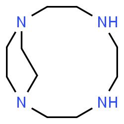 ChemSpider 2D Image | 1,4,7,10-Tetraazabicyclo[8.2.2]tetradecane | C10H22N4