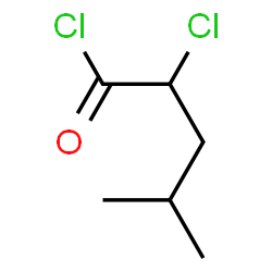 ChemSpider 2D Image | 2-Chloro-4-methylpentanoyl chloride | C6H10Cl2O