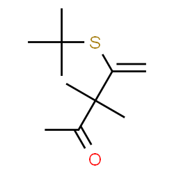 ChemSpider 2D Image | 3,3-Dimethyl-4-[(2-methyl-2-propanyl)sulfanyl]-4-penten-2-one | C11H20OS