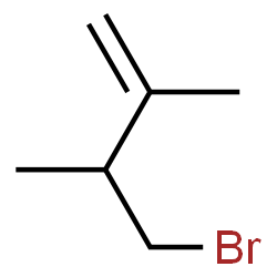 ChemSpider 2D Image | 4-Bromo-2,3-dimethyl-1-butene | C6H11Br