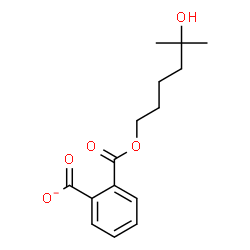 ChemSpider 2D Image | 2-{[(5-Hydroxy-5-methylhexyl)oxy]carbonyl}benzoate | C15H19O5