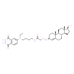 ChemSpider 2D Image | Testosterone-3-CMO: ABEI | C35H49N5O5