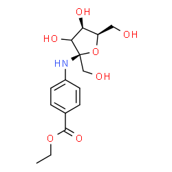 ChemSpider 2D Image | (3xi)-N-[4-(Ethoxycarbonyl)phenyl]-beta-D-threo-hex-2-ulofuranosylamine | C15H21NO7