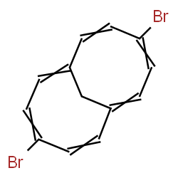ChemSpider 2D Image | 4,10-Dibromobicyclo[5.5.1]trideca-1,3,5,7,9,11-hexaene | C13H10Br2