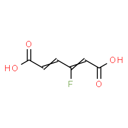 ChemSpider 2D Image | 3-Fluoro-2,4-hexadienedioic acid | C6H5FO4