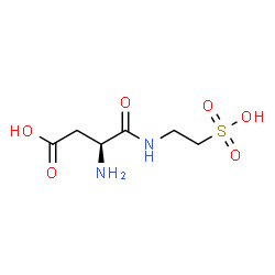 ChemSpider 2D Image | N-(2-Sulfoethyl)-L-alpha-asparagine | C6H12N2O6S
