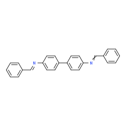 ChemSpider 2D Image | (E)-N,N'-4,4'-Biphenyldiylbis(1-phenylmethanimine) | C26H20N2