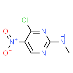 ChemSpider 2D Image | 4-Chloro-N-methyl-5-nitro-2-pyrimidinamine | C5H5ClN4O2