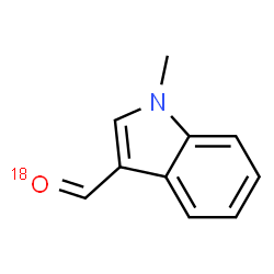 ChemSpider 2D Image | 1-Methyl-1H-indole-3-(~18~O)carbaldehyde | C10H9N18O